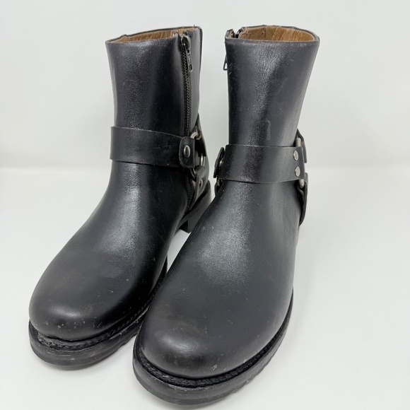 New Frye Veronica Flex Harness Boot Antique Black Women's Sz 11 - Picture 14 of 16